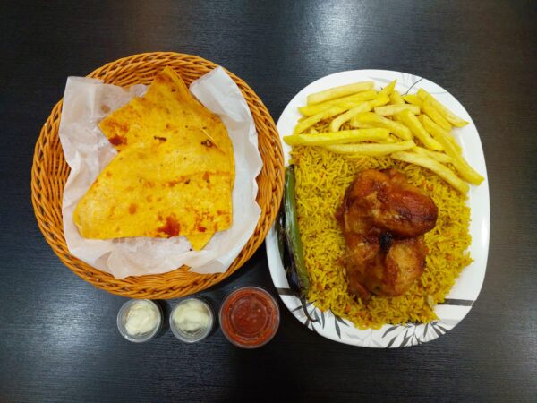 Roasted chicken With Rice