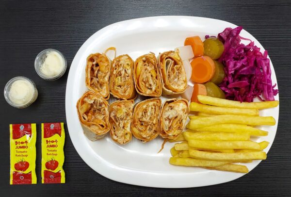 Arabic Chicken Shawarma Plate